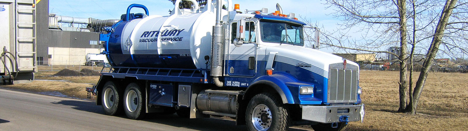 tandem vac truck for sewage hauling in Edmonton